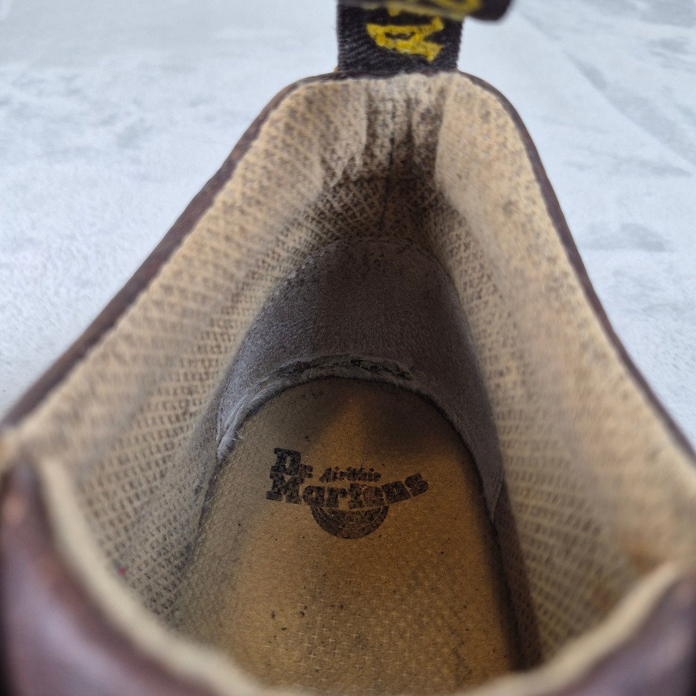 Doc Dr. Martens Paco Brown Leather Moc Toe Chukka Boots Mens 12 AW004 90s Punk - Picture 12 of 12